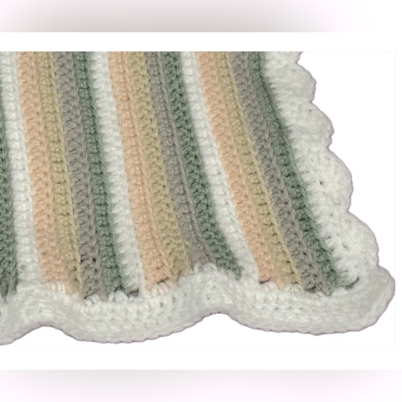 Handmade Rainbow Blanket - Picture 3 of 4